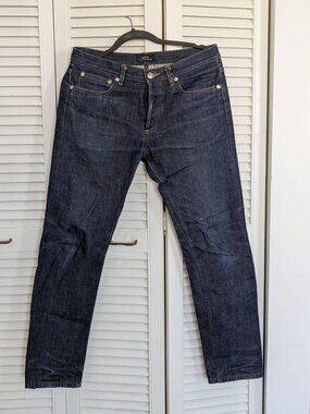 Japanese Market A.P.C. Petit New Standard Jeans Size 30 Selvedge Dark Indigo